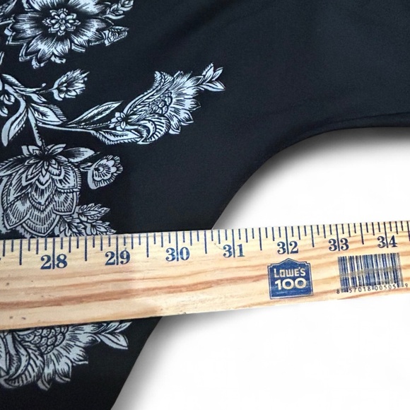 ROSE + OLIVE BLACK KIMONO - Picture 7 of 10